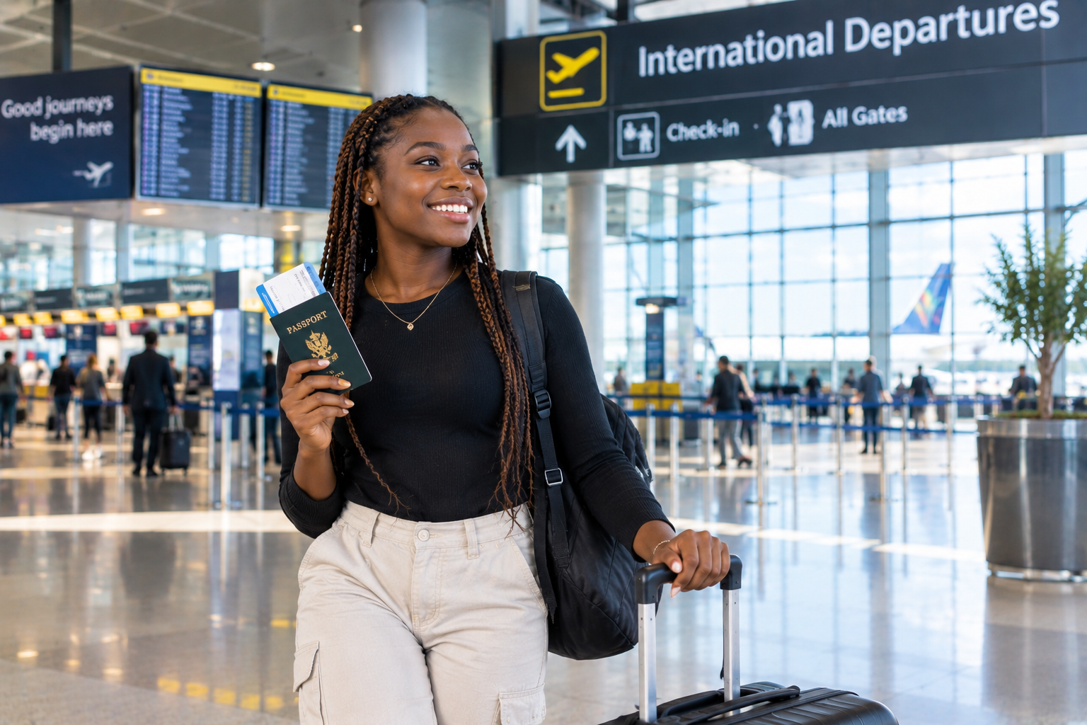 Student preparing for international studies with Study Abroad financing